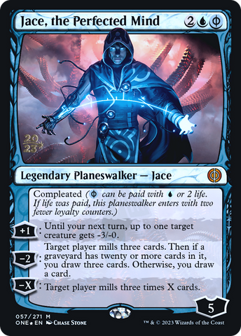 Jace, the Perfected Mind [Phyrexia: All Will Be One Prerelease Promos]