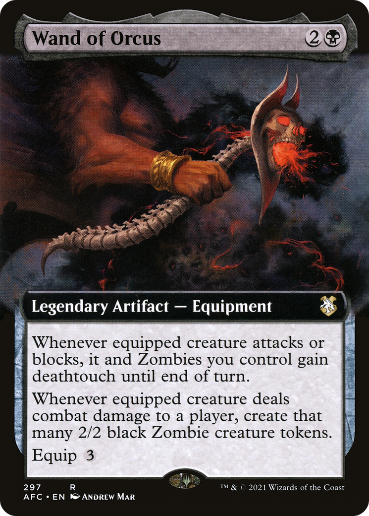 Wand of Orcus (Extended) [Dungeons & Dragons: Adventures in the Forgotten Realms Commander]