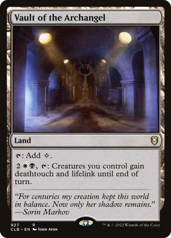 Vault of the Archangel [Commander Legends: Battle for Baldur's Gate]
