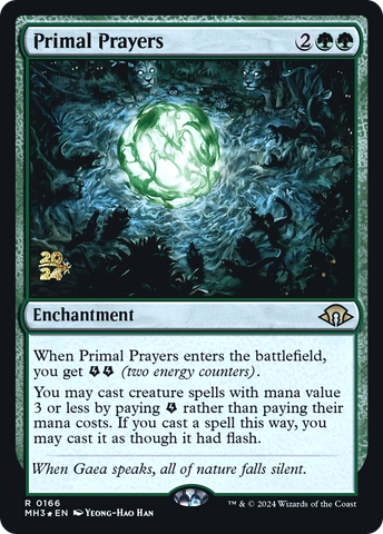 Primal Prayers [Modern Horizons 3 Prerelease Promos]