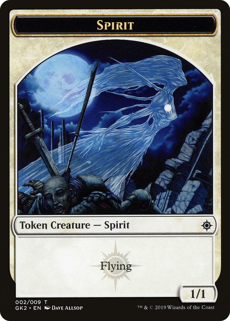 Spirit (002) // Spirit (010) Token [Ravnica Allegiance: Guild Kits]