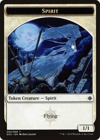 Spirit (002) // Spirit (010) Token [Ravnica Allegiance: Guild Kits]