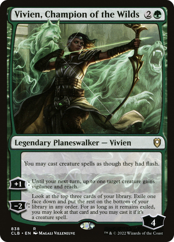 Vivien, Champion of the Wilds [Commander Legends: Battle for Baldur's Gate]