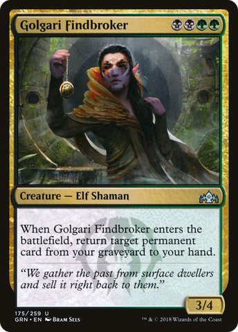 Golgari Findbroker [Guilds of Ravnica]