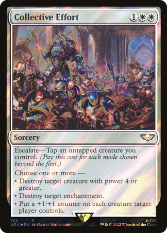 Collective Effort (Surge Foil) [Universes Beyond: Warhammer 40,000]