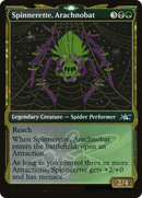 Spinnerette, Arachnobat (Showcase) (Galaxy Foil) [Unfinity]