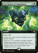 Inscription of Abundance (Extended Art) [Zendikar Rising]