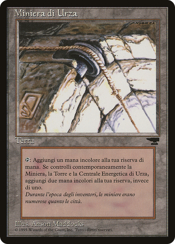 Urza's Mine (Tower) (Italian) - "Miniera di Urza" [Renaissance]