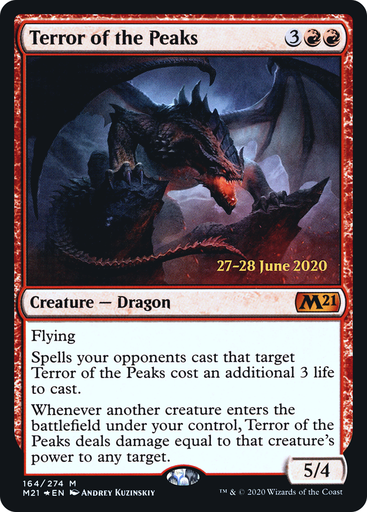 Terror of the Peaks  [Core Set 2021 Prerelease Promos]
