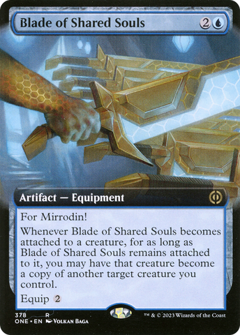 Blade of Shared Souls (Extended Art) [Phyrexia: All Will Be One]