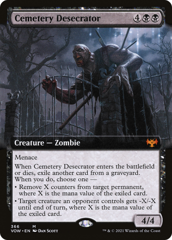 Cemetery Desecrator (Extended) [Innistrad: Crimson Vow]