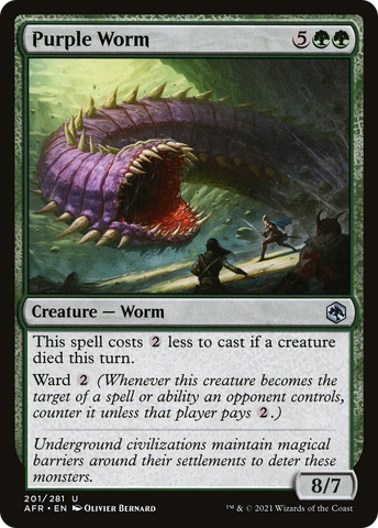 Purple Worm [Dungeons & Dragons: Adventures in the Forgotten Realms]