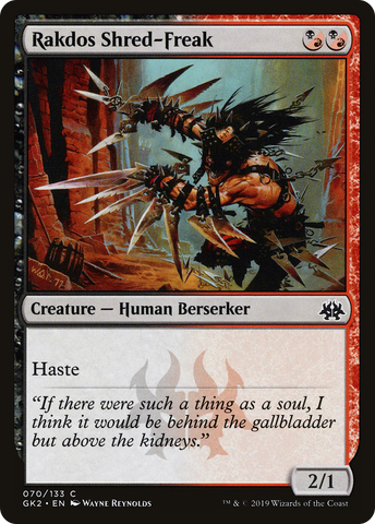 Rakdos Shred-Freak [Ravnica Allegiance Guild Kit]