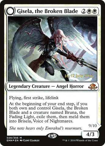 Gisela, the Broken Blade  [Eldritch Moon Prerelease Promos]