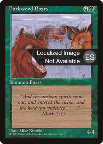 Durkwood Boars [Fourth Edition Foreign Black Border]