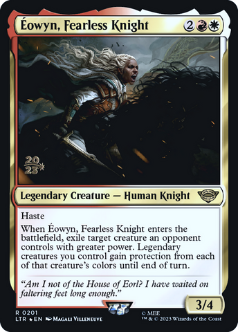 Eowyn, Fearless Knight [The Lord of the Rings: Tales of Middle-Earth Prerelease Promos]