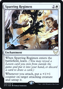 Sparring Regimen [Strixhaven: School of Mages Prerelease Promos]