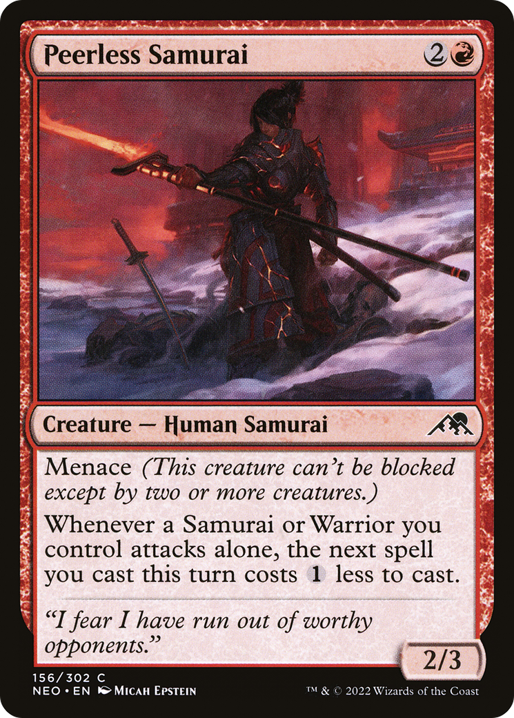 Peerless Samurai [Kamigawa: Neon Dynasty]