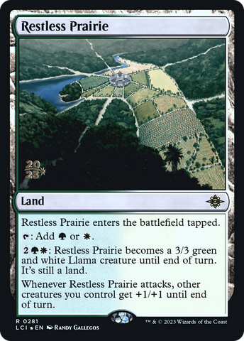 Restless Prairie [The Lost Caverns of Ixalan Prerelease Cards]