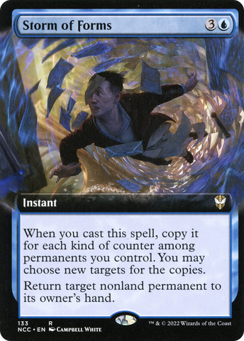 Storm of Forms (Extended Art) [Streets of New Capenna Commander]
