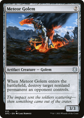 Meteor Golem [Dungeons & Dragons: Adventures in the Forgotten Realms Commander]
