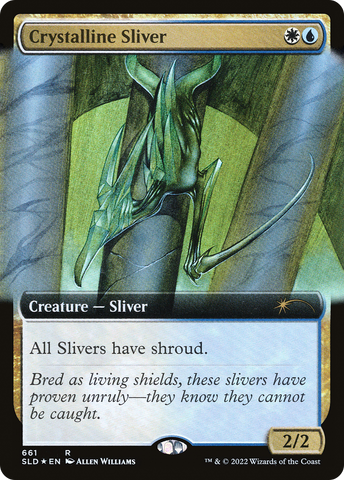 Crystalline Sliver (Extended Art) [Secret Lair Drop Promos]