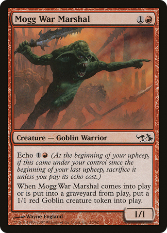 Mogg War Marshal [Duel Decks: Elves vs. Goblins]