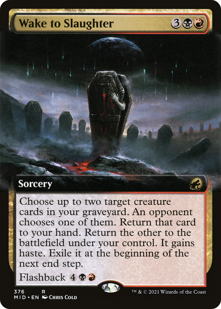 Wake to Slaughter (Extended) [Innistrad: Midnight Hunt]