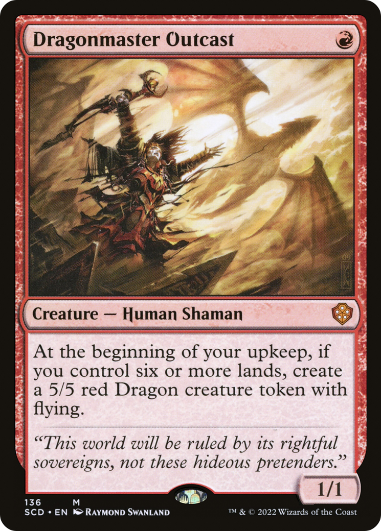 Dragonmaster Outcast [Starter Commander Decks]