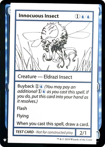 Innocuous Insect [Mystery Booster Playtest Cards]