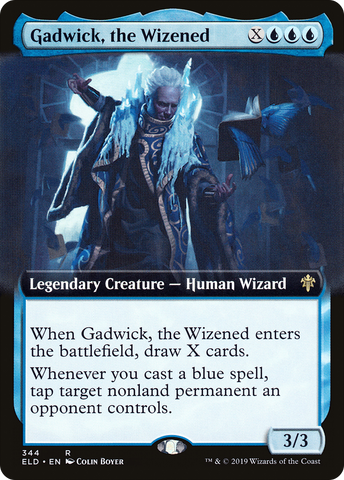 Gadwick, the Wizened (Extended Art) [Throne of Eldraine]
