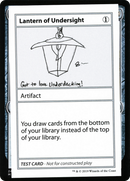 Lantern of Undersight (2021 Edition) [Mystery Booster Playtest Cards]