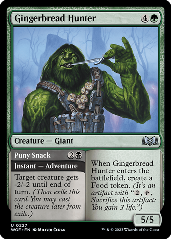 Gingerbread Hunter // Puny Snack [Wilds of Eldraine]