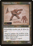 Lodestone Golem (Retro Schematic) (Serial Numbered) [The Brothers' War Retro Artifacts]