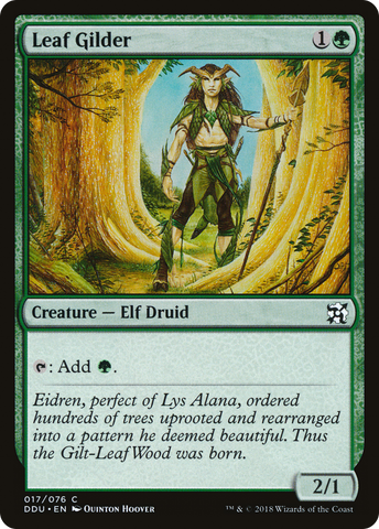 Leaf Gilder [Duel Decks: Elves vs. Inventors]