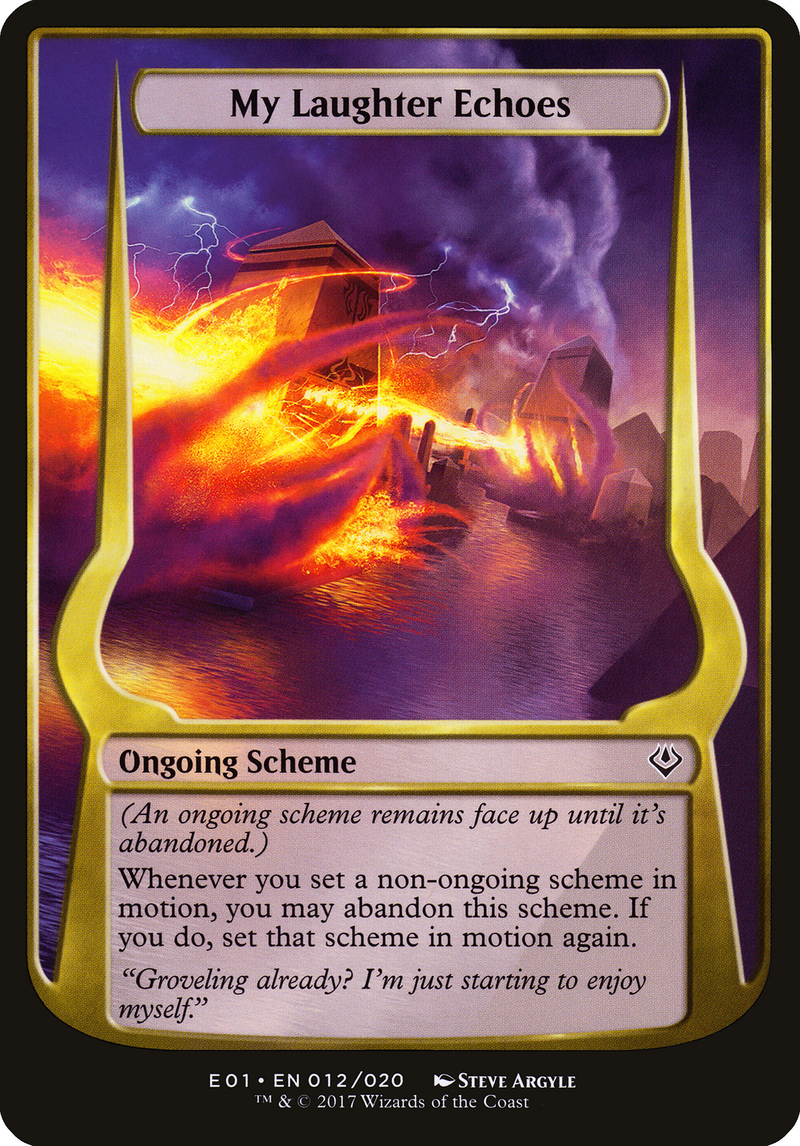 My Laughter Echoes [Archenemy: Nicol Bolas Schemes]