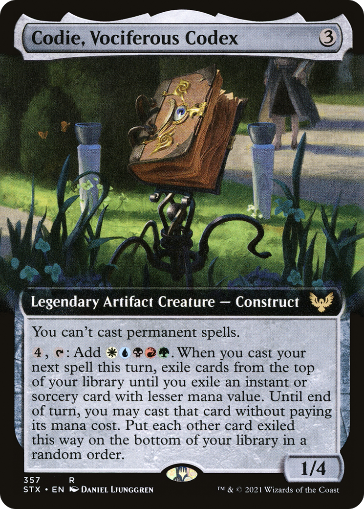 Codie, Vociferous Codex (Extended) [Strixhaven: School of Mages]