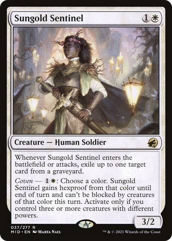 Sungold Sentinel [Innistrad: Midnight Hunt]