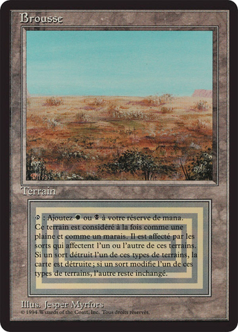 Scrubland [Foreign Black Border]