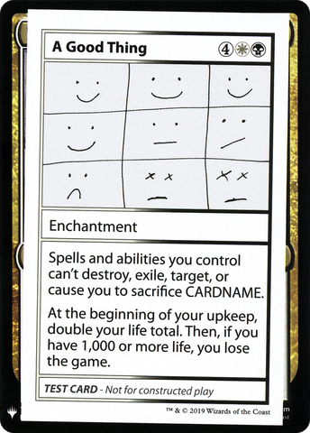 A Good Thing [Mystery Booster Playtest Cards]