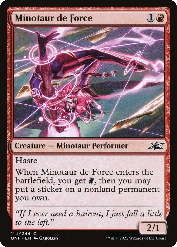 Minotaur de Force [Unfinity]