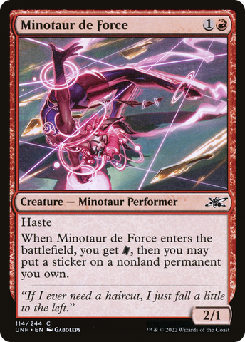 Minotaur de Force [Unfinity]