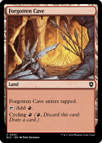 Forgotten Cave [Bloomburrow Commander]