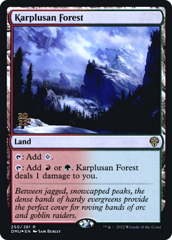 Karplusan Forest [Dominaria United Prerelease Promos]