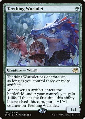 Teething Wurmlet (Promo Pack) [The Brothers' War Promos]