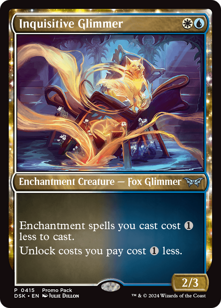 Inquisitive Glimmer (Promo Pack) [Duskmourn: House of Horror Promos]
