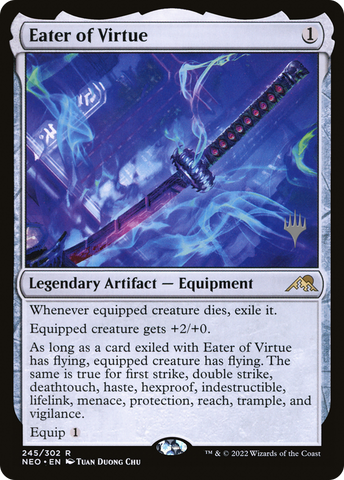 Eater of Virtue (Promo Pack) [Kamigawa: Neon Dynasty Promos]