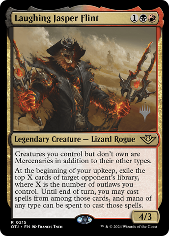 Laughing Jasper Flint (Promo Pack) [Outlaws of Thunder Junction Promos]