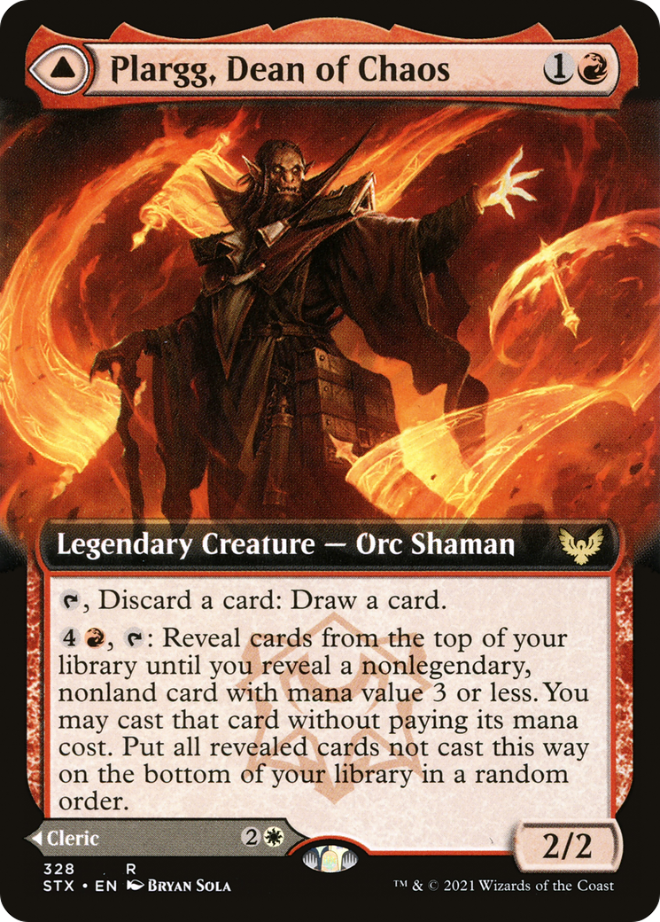 Plargg, Dean of Chaos // Augusta, Dean of Order (Extended) [Strixhaven: School of Mages]