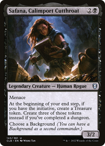 Safana, Calimport Cutthroat [Commander Legends: Battle for Baldur's Gate]